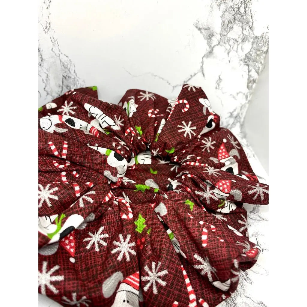 Red Christmas Dog Scrunch