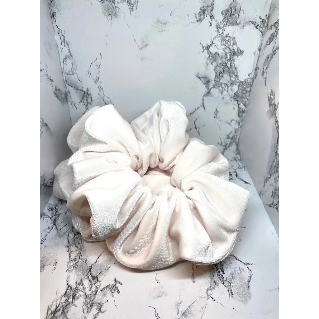 Blush Velvet Scrunchie