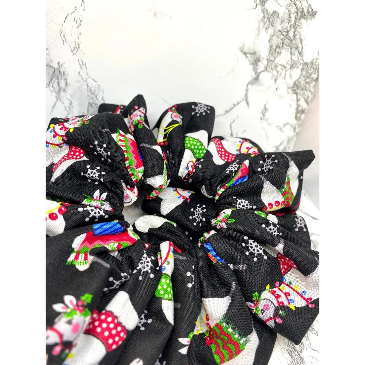 Christmas Llama Scrunchie