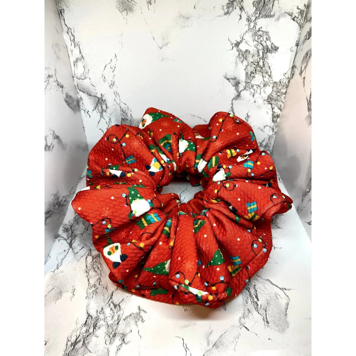 Red Gnomes Christmas Bullet Scrunch