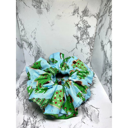 Christmas Tree Cookies Scrunchie