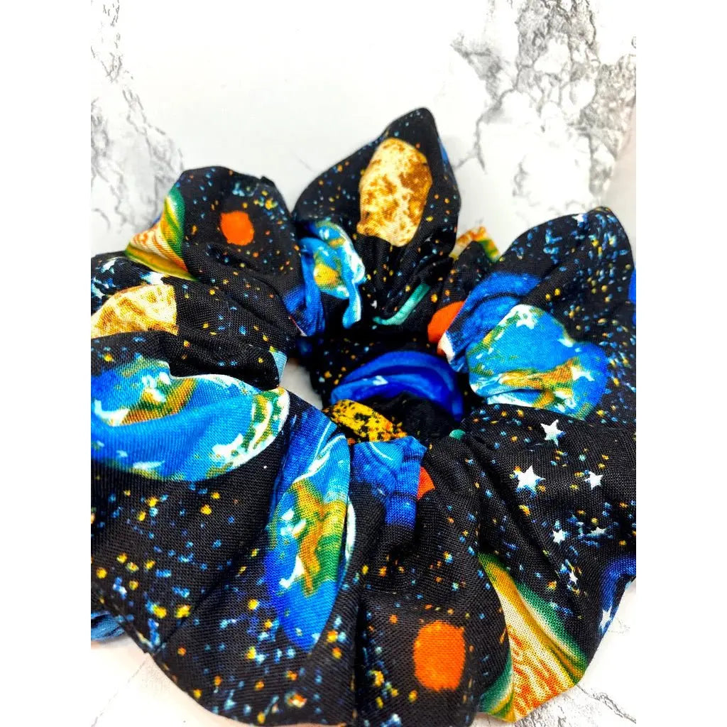 Black Planet Galaxy Scrunchie