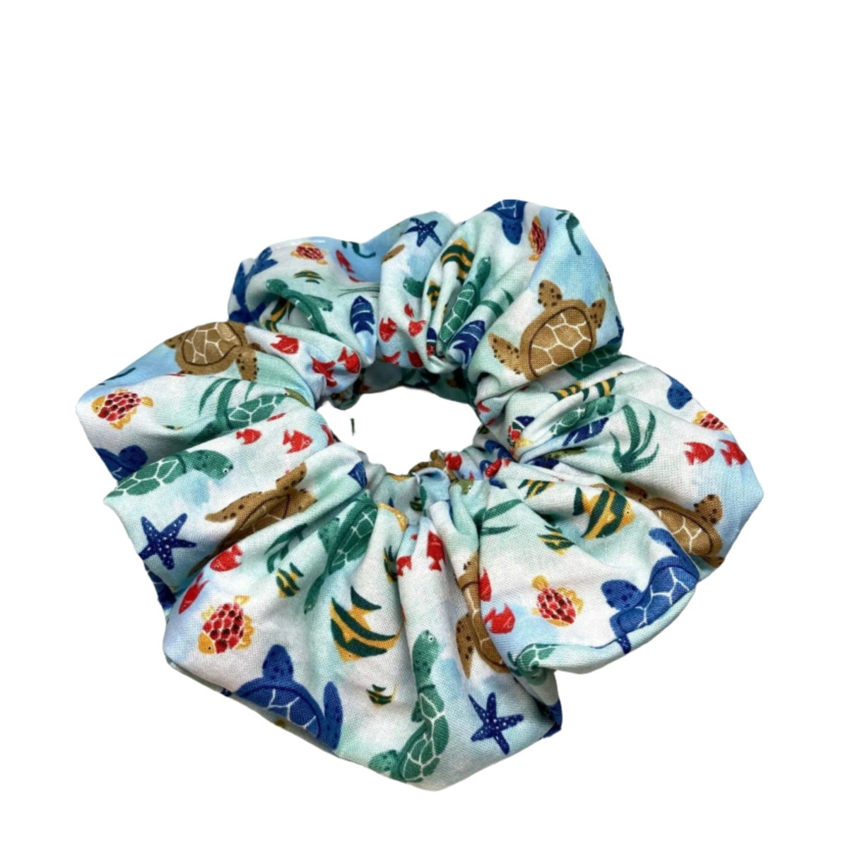 Coral Reef Fish Summer Scrunchie