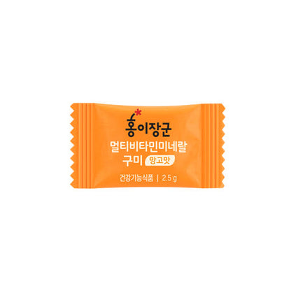 [Jung Kwan Jang] Kid Multivitamin & Mineral Gummies #Mango Flavor 2.5g*60ea