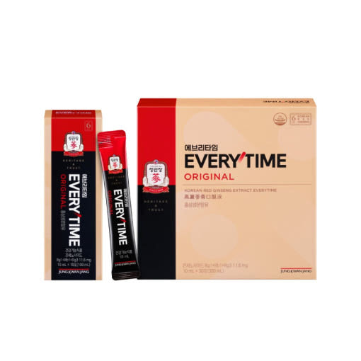 [Jung Kwan Jang] Korean Red Ginseng EveryTime 10mg*30Packs