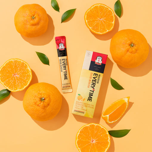 [Jung Kwan Jang] Korean Red Ginseng Extract Every Time Hallabong Flavor (10ml*20 Sticks)