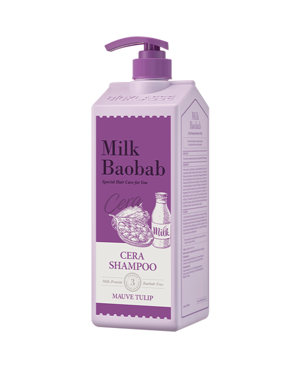BIOKLASSE MILK BAOBAB Cera Hair Shampoo 1200ml #Mauve Tulip