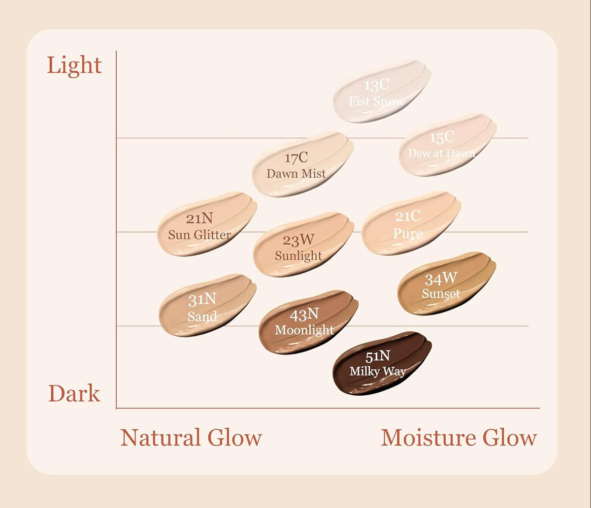 ongredients Skin Barrier Glow Cover Cushion SPF50+ PA +++ 14g (Refill) (3colors)