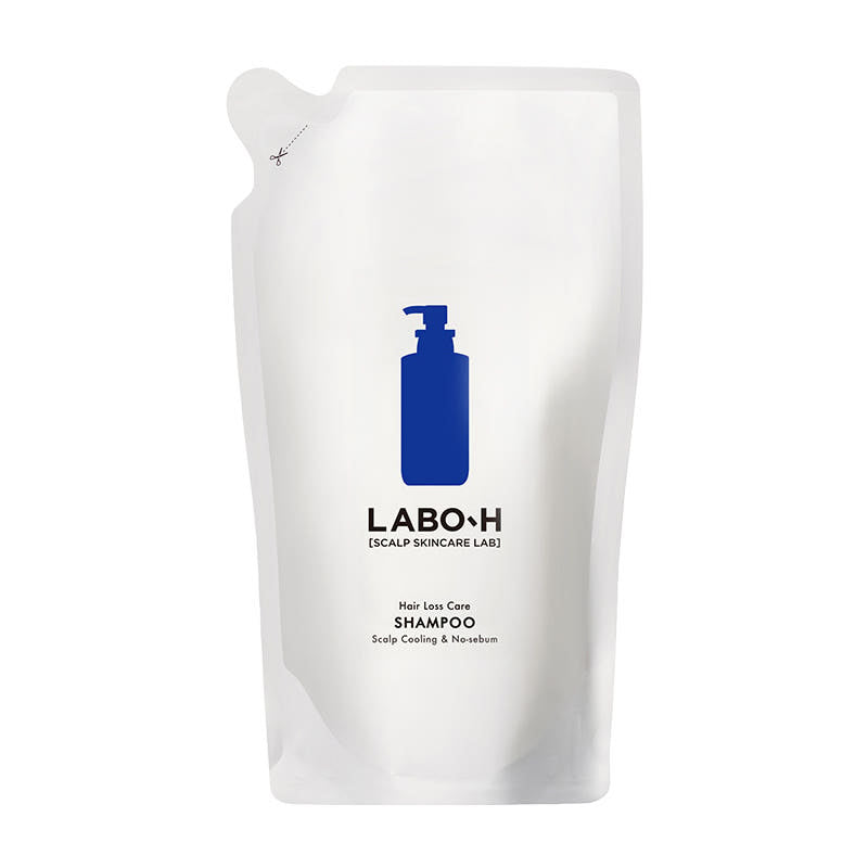 LABO-H Hair Loss Care Scalp Cooling & No Sebum Shampoo 400ml (Refill)
