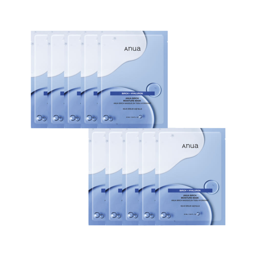 Anua Birch Moisture Mask 25ml X 10ea