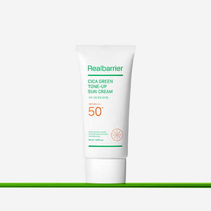 [Real Barrier] Cica Green Tone Up Sun Cream SPF 50+ PA++++ 50ml