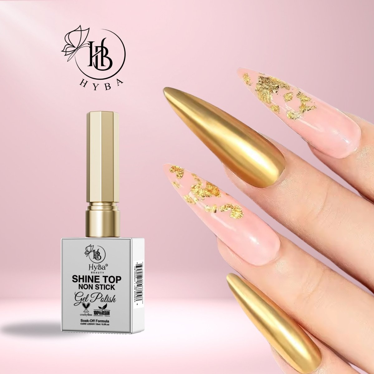 SHINE Top Non Stick - Clear Gel Polish - 15ml