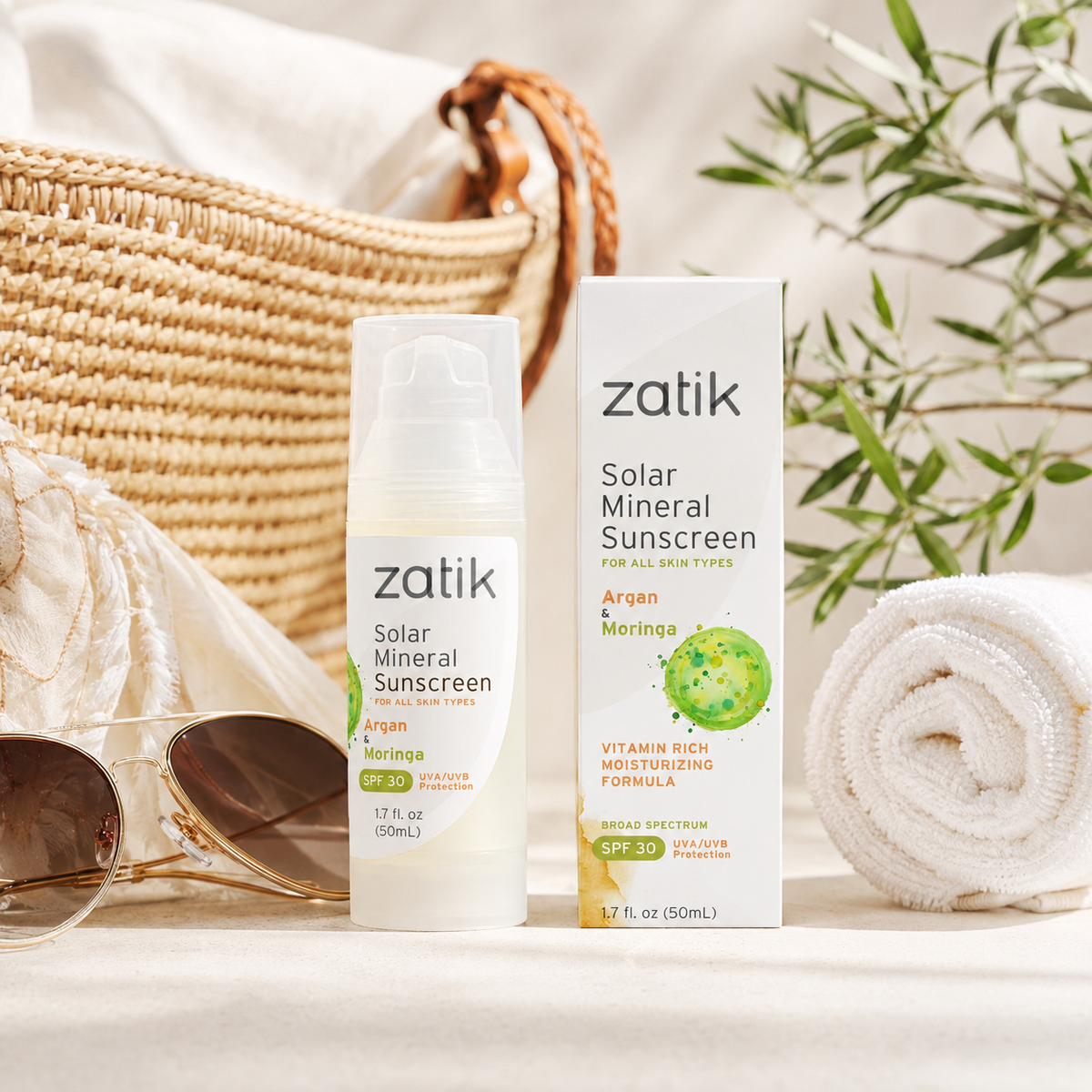 Solar Mineral Sunscreen for Face and Neck