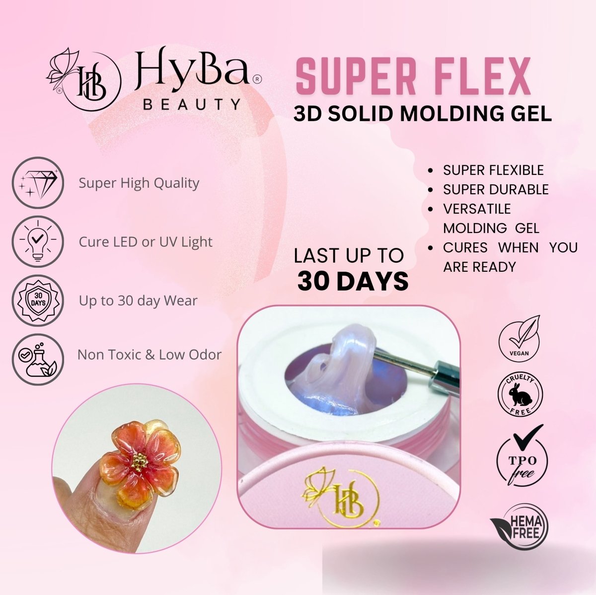 SUPER FLEX Molding Gel PURPLE PEARL (30ml) #05