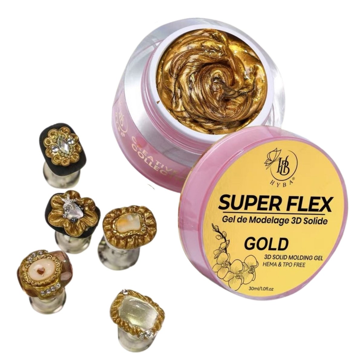 SUPER FLEX Molding Gel GOLD (30ml) #08