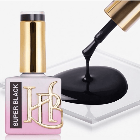 SUPER BLACK Gel Polish - 20ML Single Bottle Listing