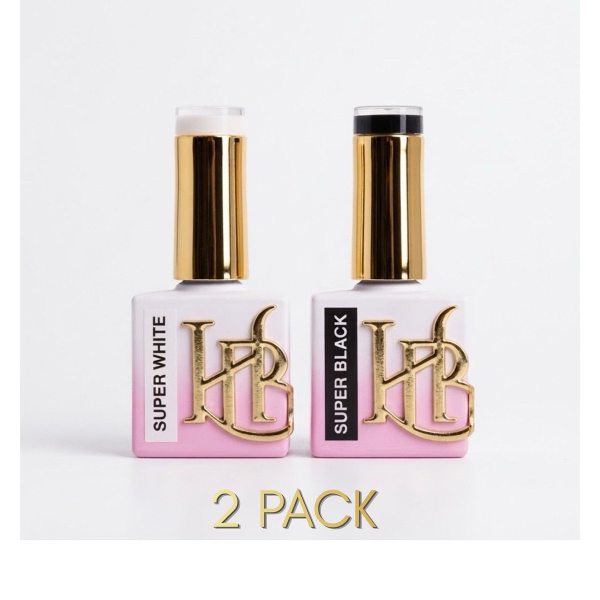 Super White & Super Black - Gel Polish - Special 2 Pack Deal