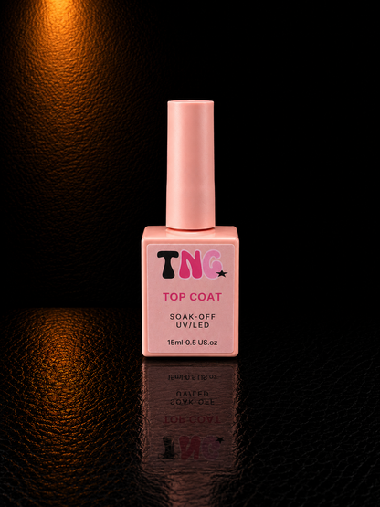 HEMA/TPO-Free High-Gloss Top Coat Gel for Nail Professionals