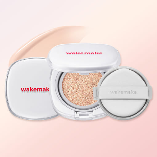 WAKEMAKE Seamless Wear Cushion SPF50+ PA+++ 15g+15g(Refill) (6colors)