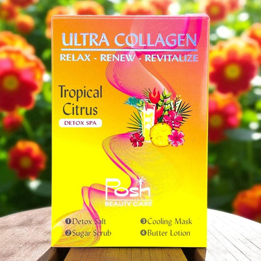 POSH ULTRA COLLAGEN 4-IN-1 LUXURY PEDICURE - TROPICAL CITRUS