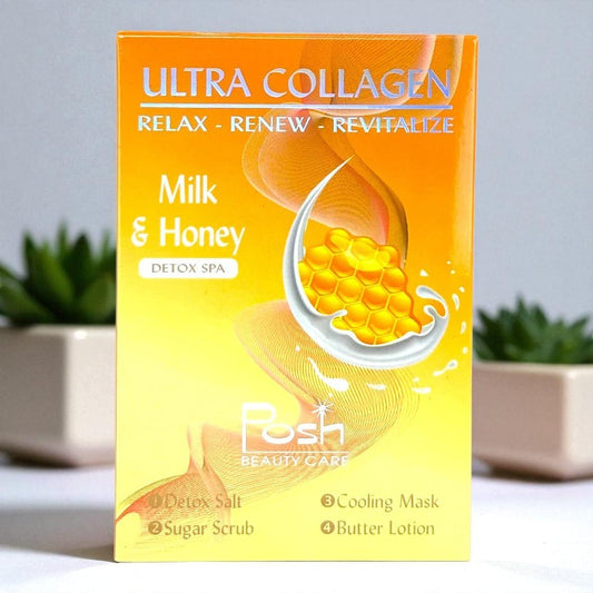 POSH ULTRA COLLAGEN 4-IN-1 LUXURY PEDICURE - MILK & HONEY