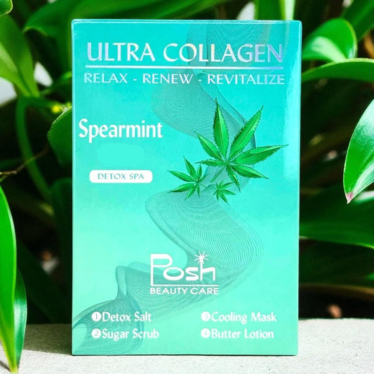 POSH ULTRA COLLAGEN 4-IN-1 LUXURY PEDICURE - SPEARMINT CBD